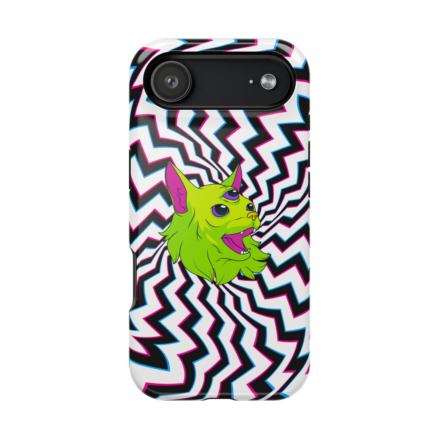 Vibrant Alien Cat Magnetic Phone Cases