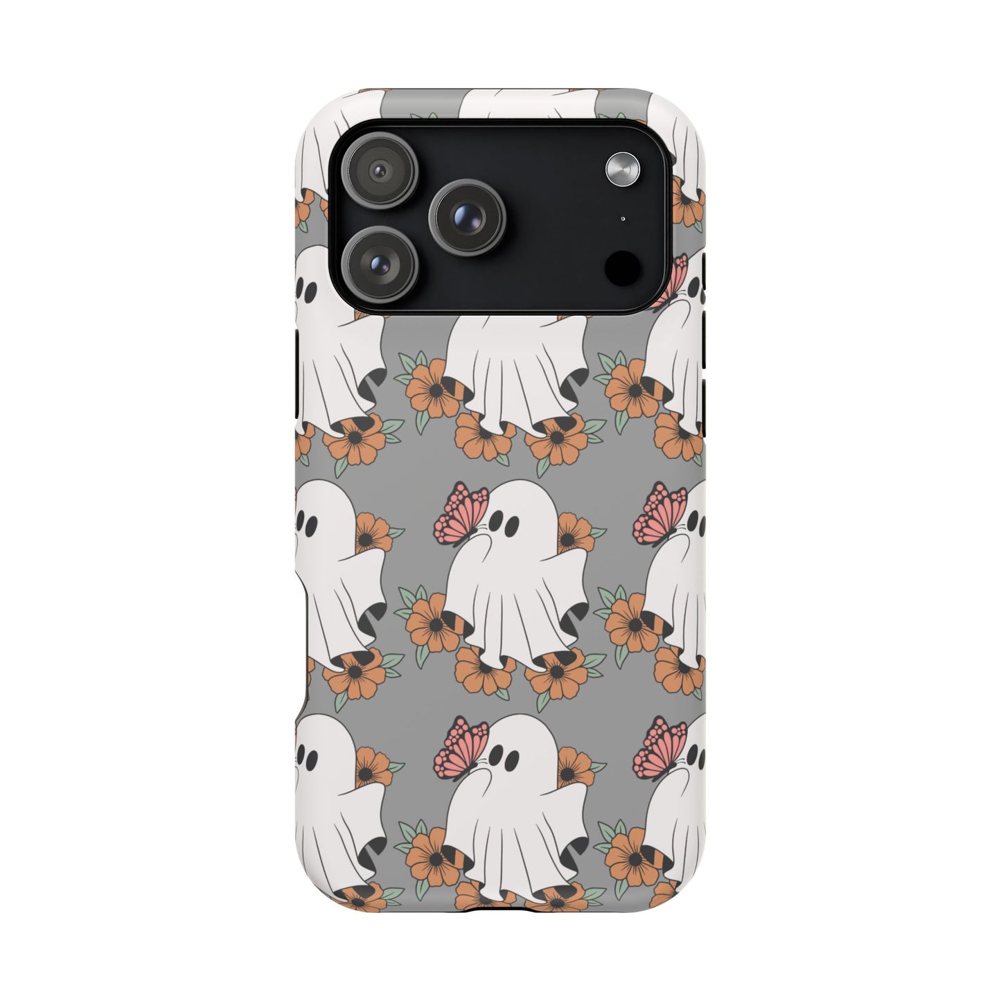Cute Ghost Floral Phone Case