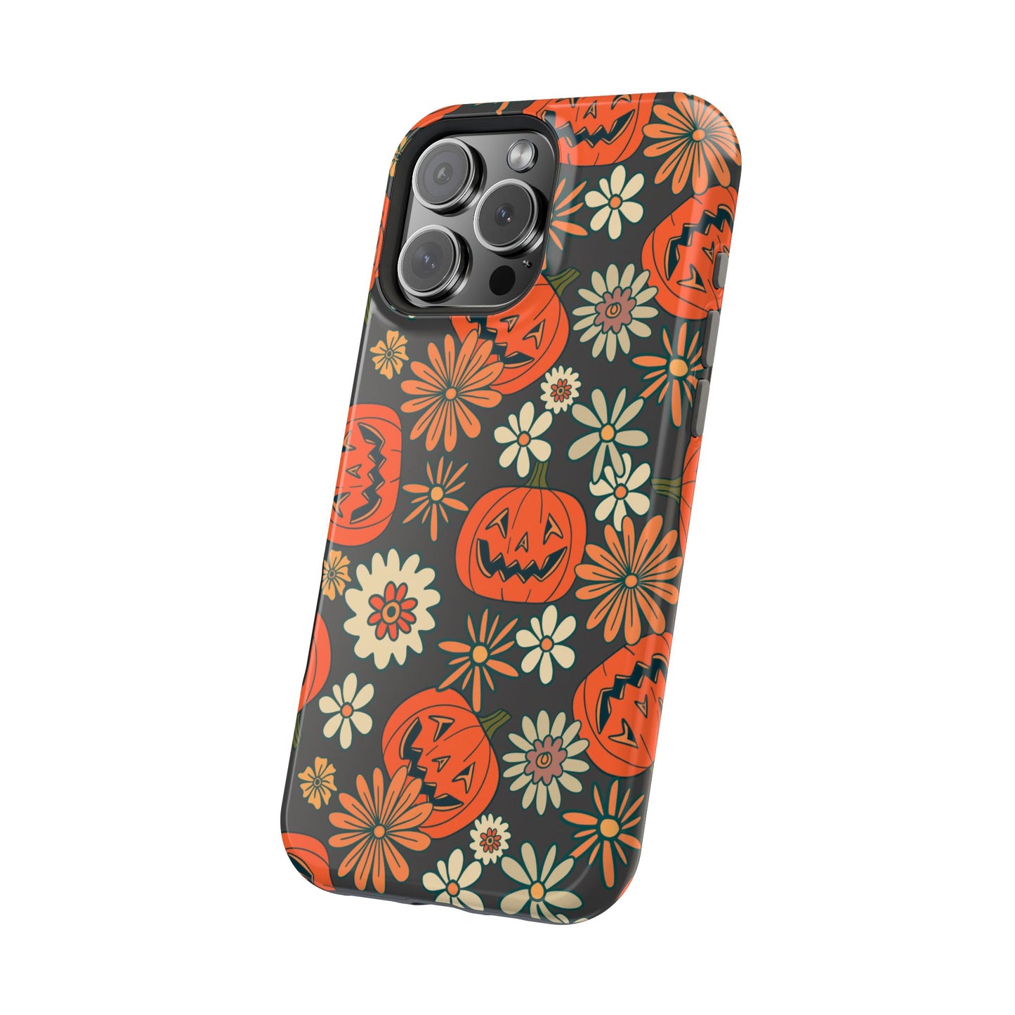 Pumpkin Floral iPhone Case
