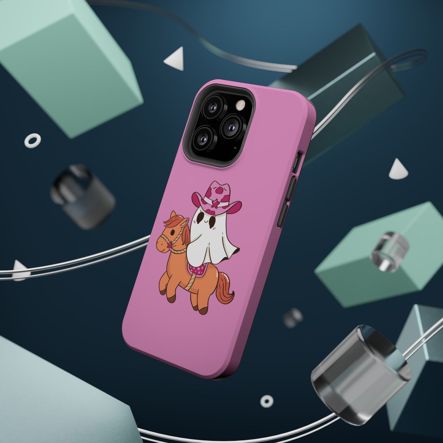 Playful Ghost Cowboy Phone Case