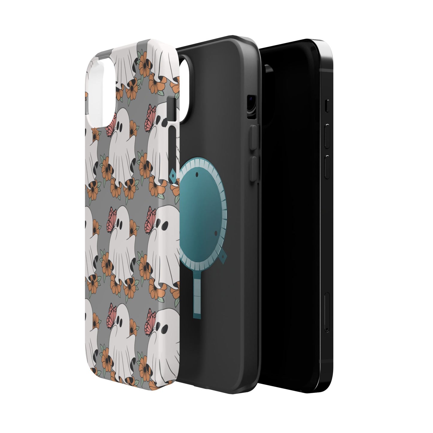 Cute Ghost Floral Phone Case
