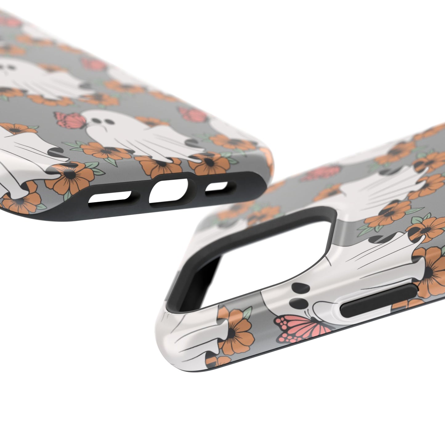 Cute Ghost Floral Phone Case