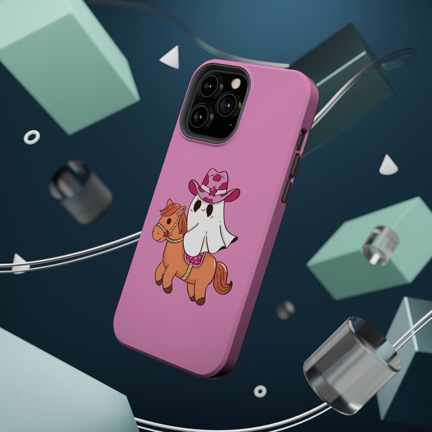 Playful Ghost Cowboy Phone Case