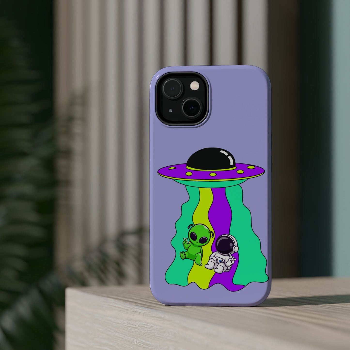 Alien and Astronaut Phone Case