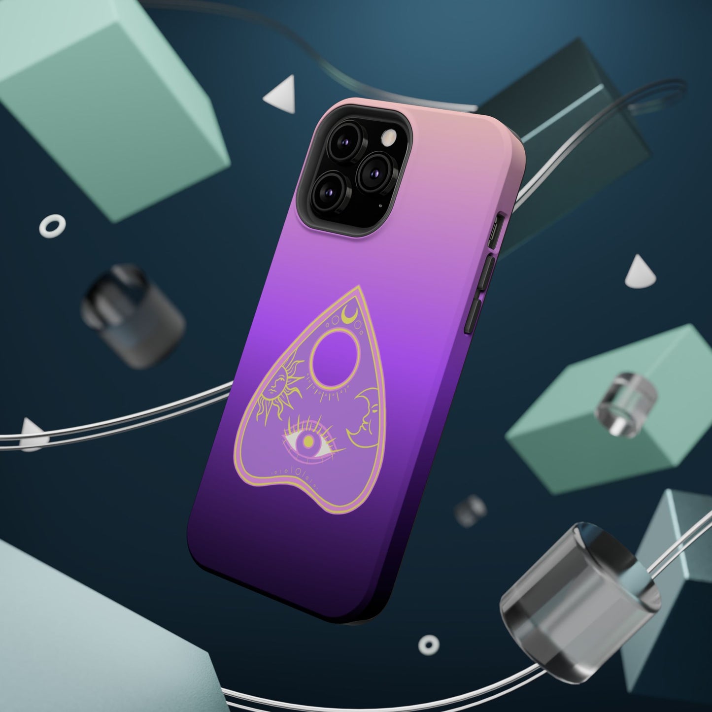Purple Gradient with Planchette and Celestial Design