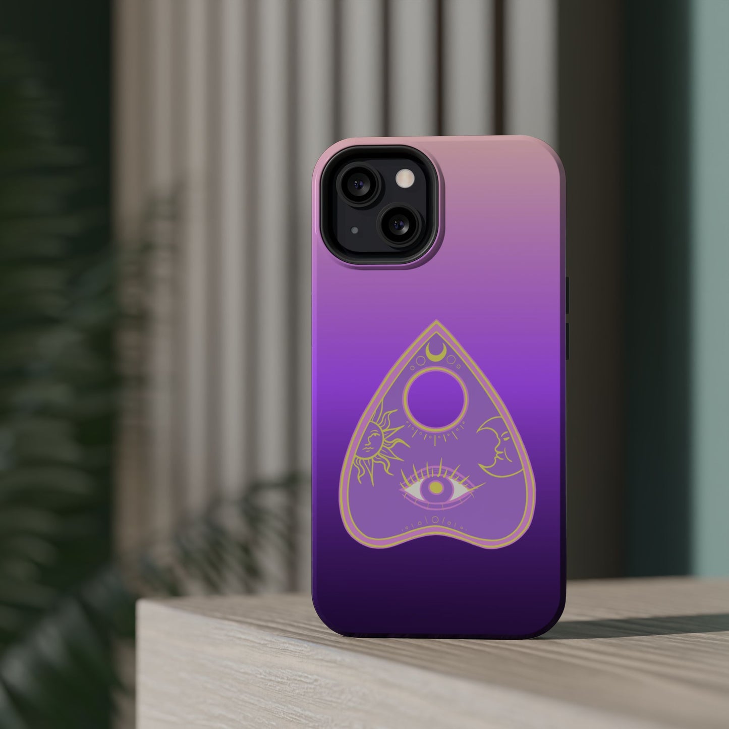 Purple Gradient with Planchette and Celestial Design