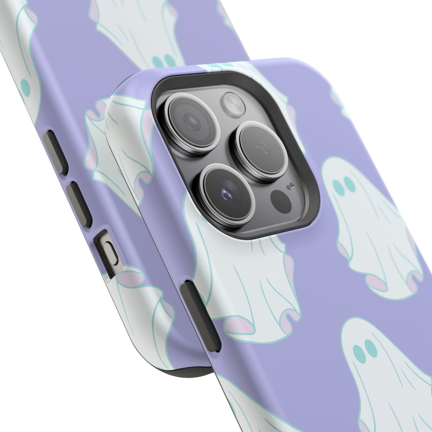 Ghost-Themed Impact-Resistant Phone Case
