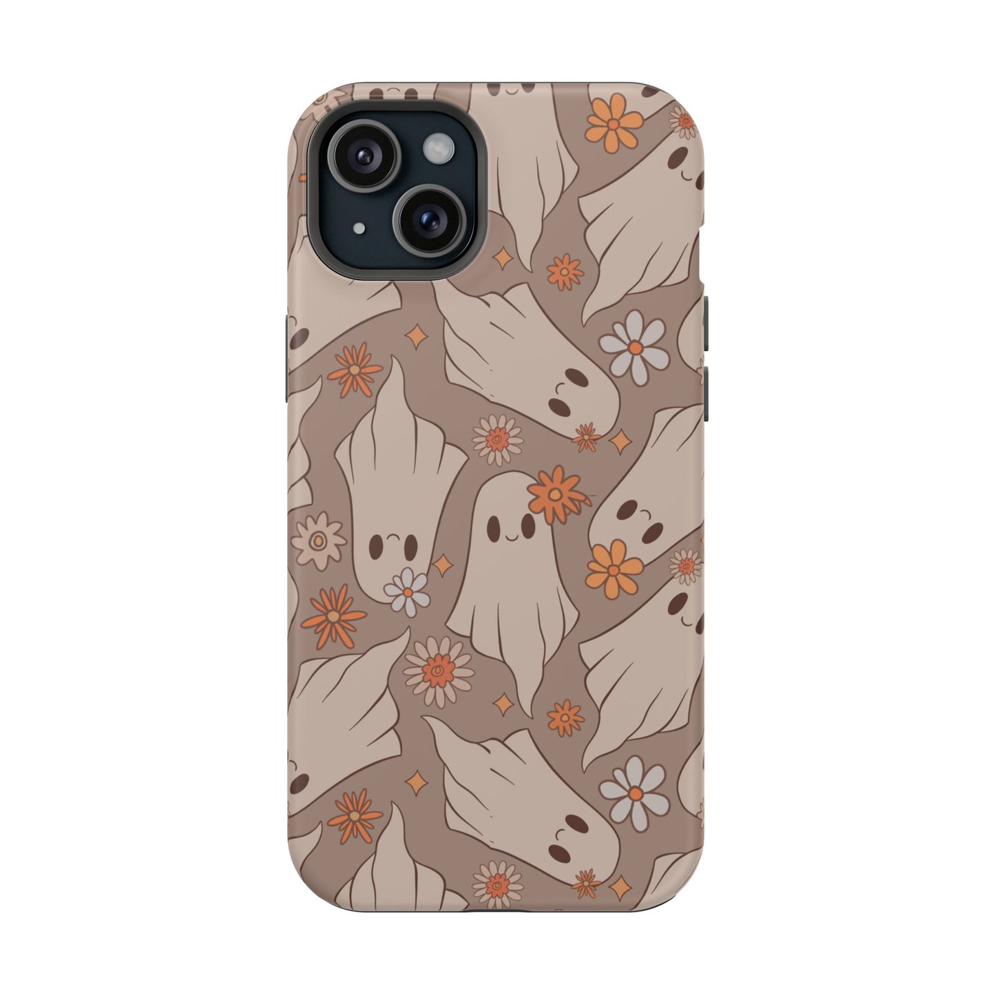 Ghostly Floral Magnetic Phone Cases