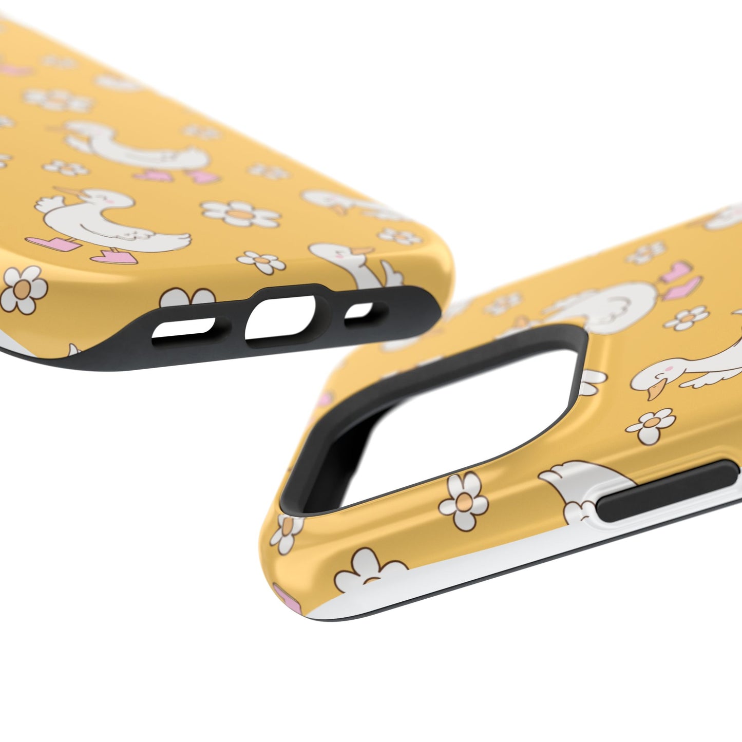 Charming Duck Pattern Magnetic Phone Case