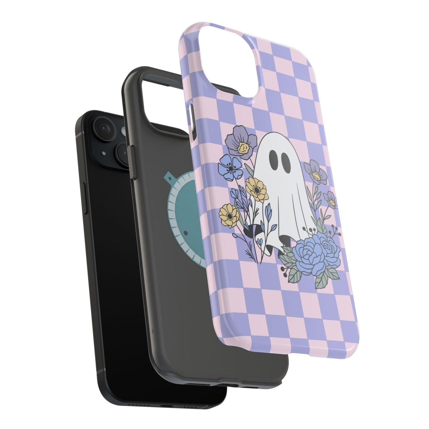 Cute Ghost Floral Phone Case