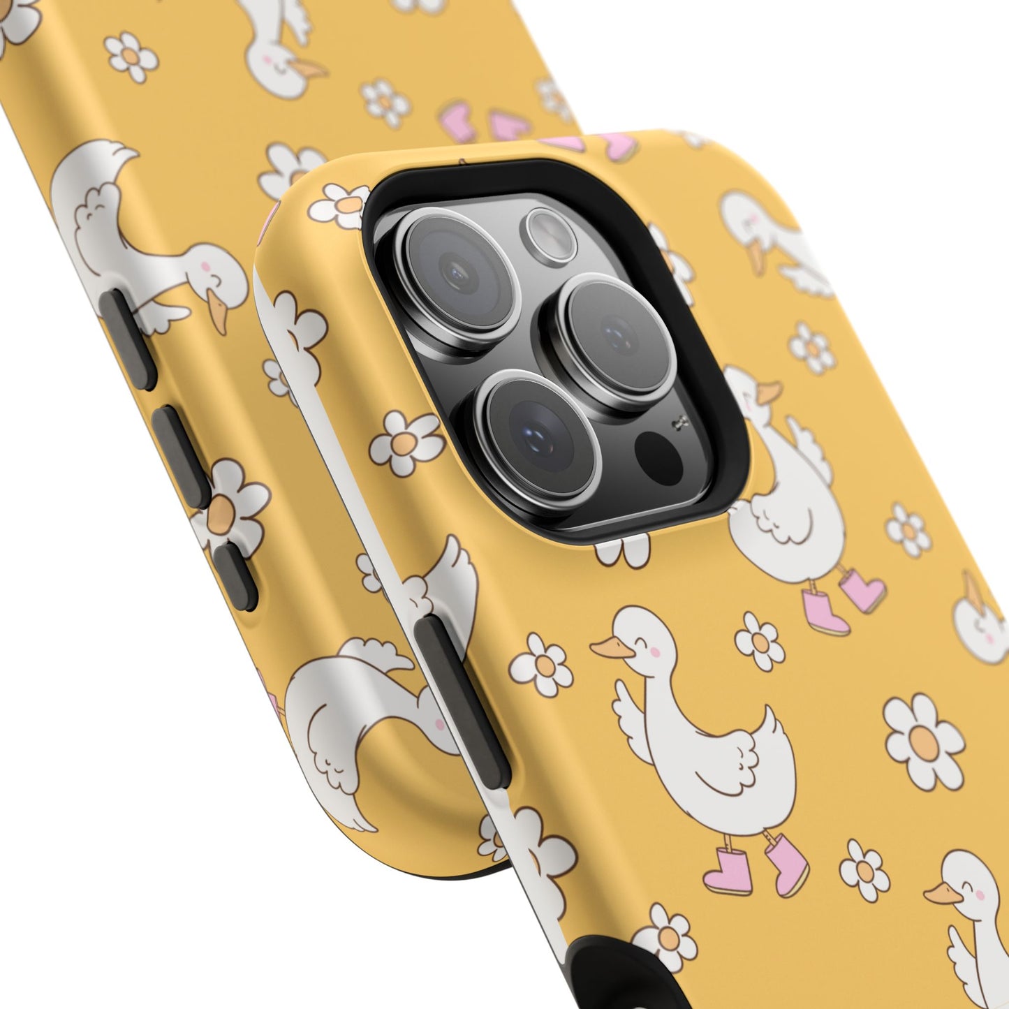 Charming Duck Pattern Magnetic Phone Case