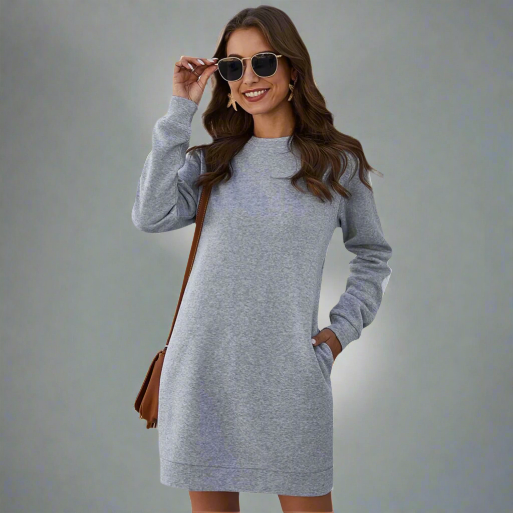 Cozy Day Sweatshirt Dress