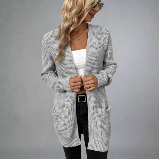 Cozy Essential Rib-Knit Cardigan