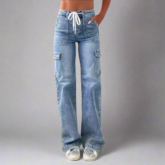 The Riviera Washed Wide Jean