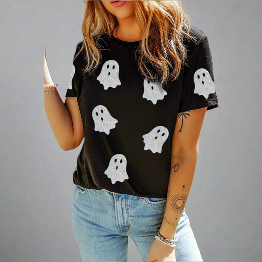 Spooky Chic Ghost Tee