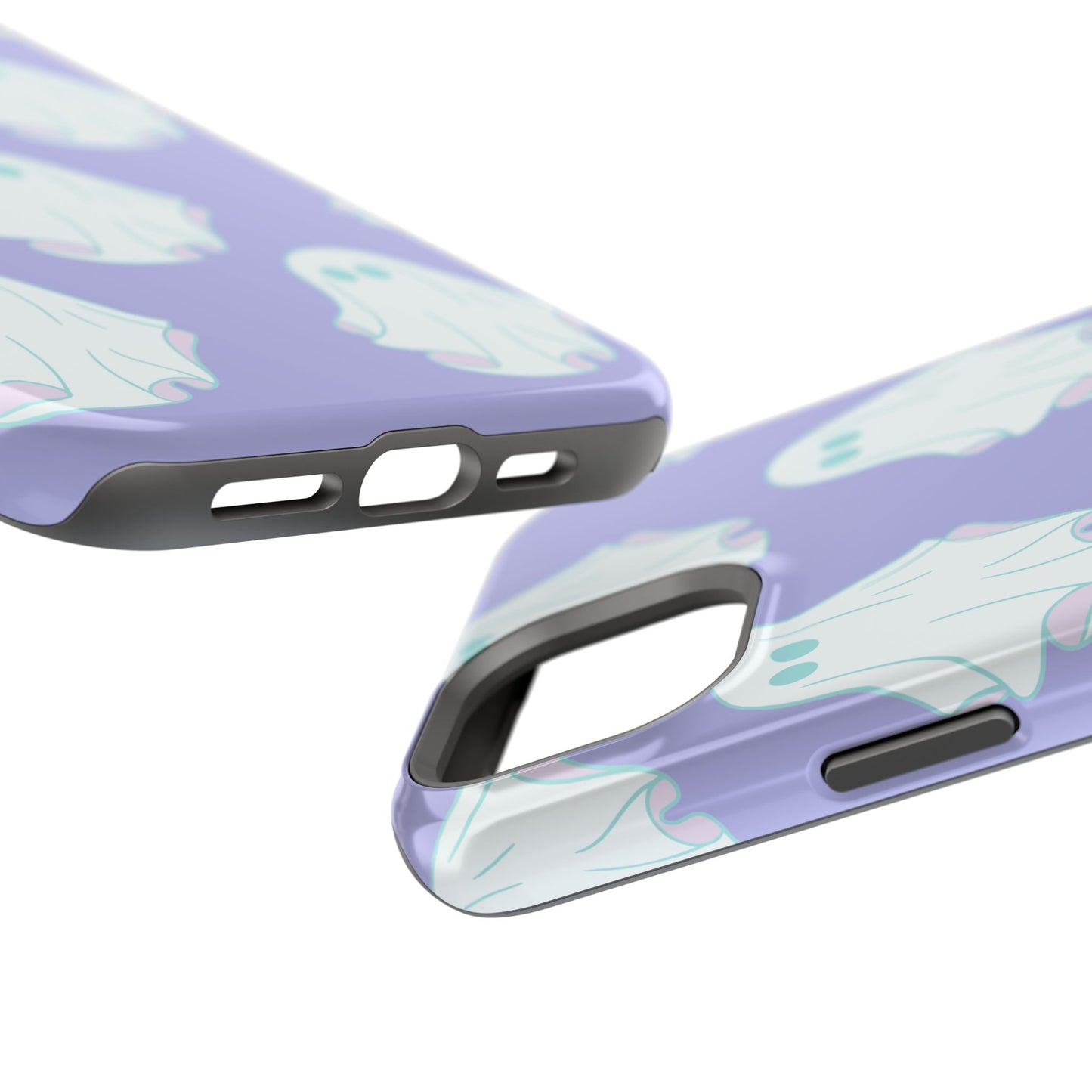Ghost-Themed Impact-Resistant Phone Case