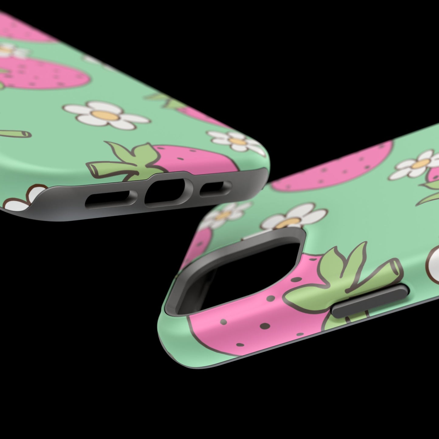 Cute Strawberry Impact-Resistant Phone Case