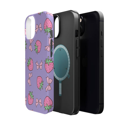 Cute Strawberry Pattern Phone Case