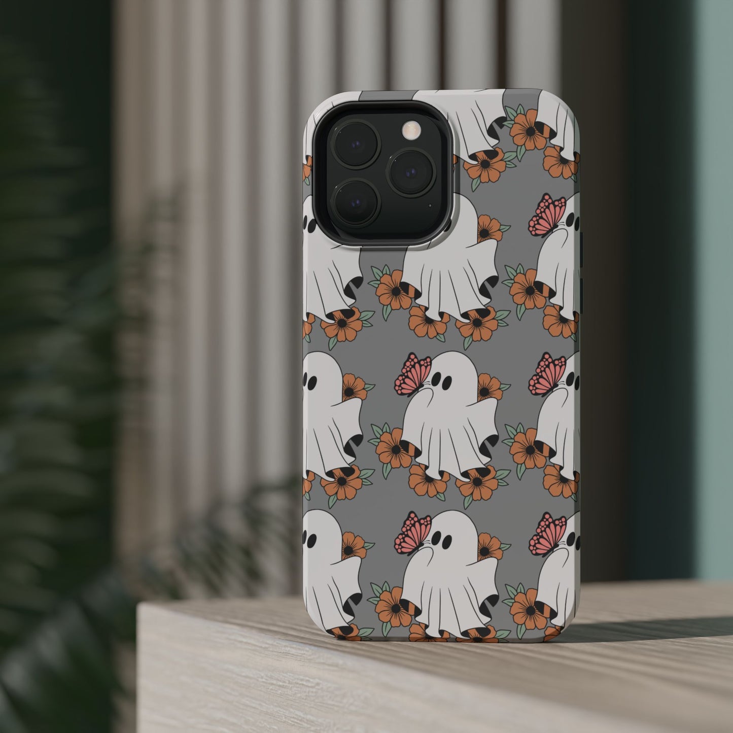 Cute Ghost Floral Phone Case