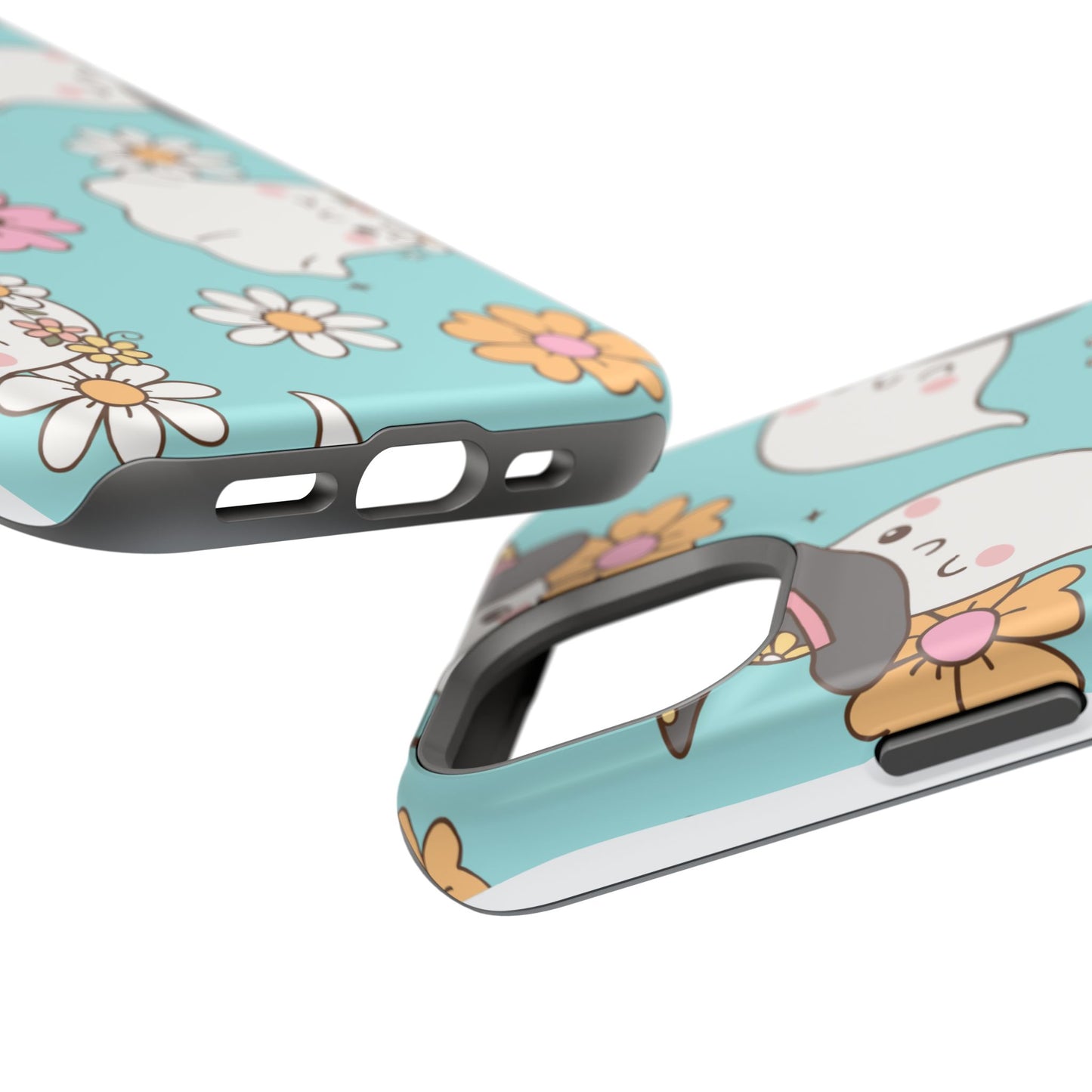 Cute Floral Ghost Magnetic Phone Case