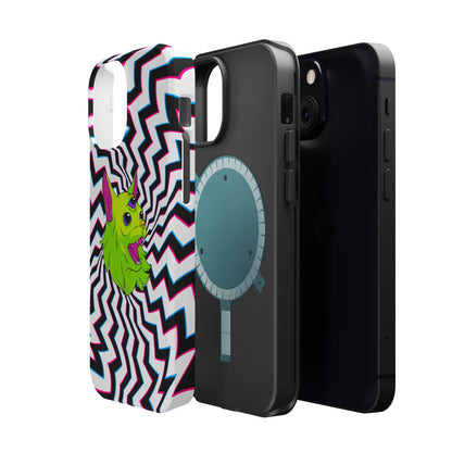 Vibrant Alien Cat Magnetic Phone Cases