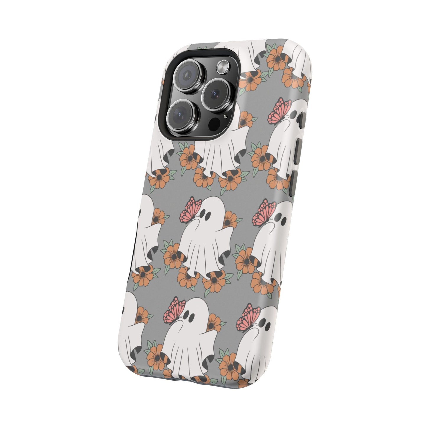 Cute Ghost Floral Phone Case
