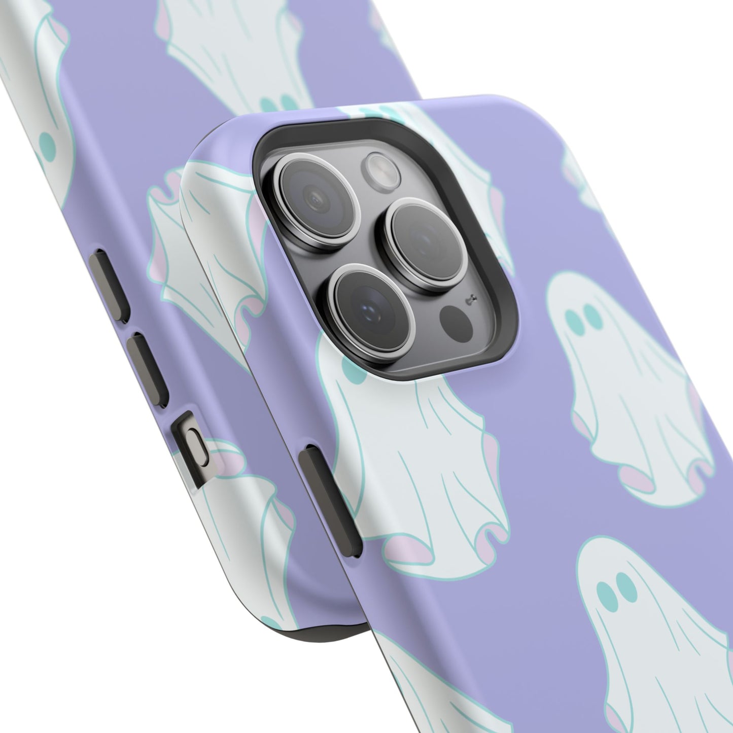 Ghost-Themed Impact-Resistant Phone Case