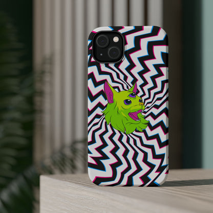 Vibrant Alien Cat Magnetic Phone Cases