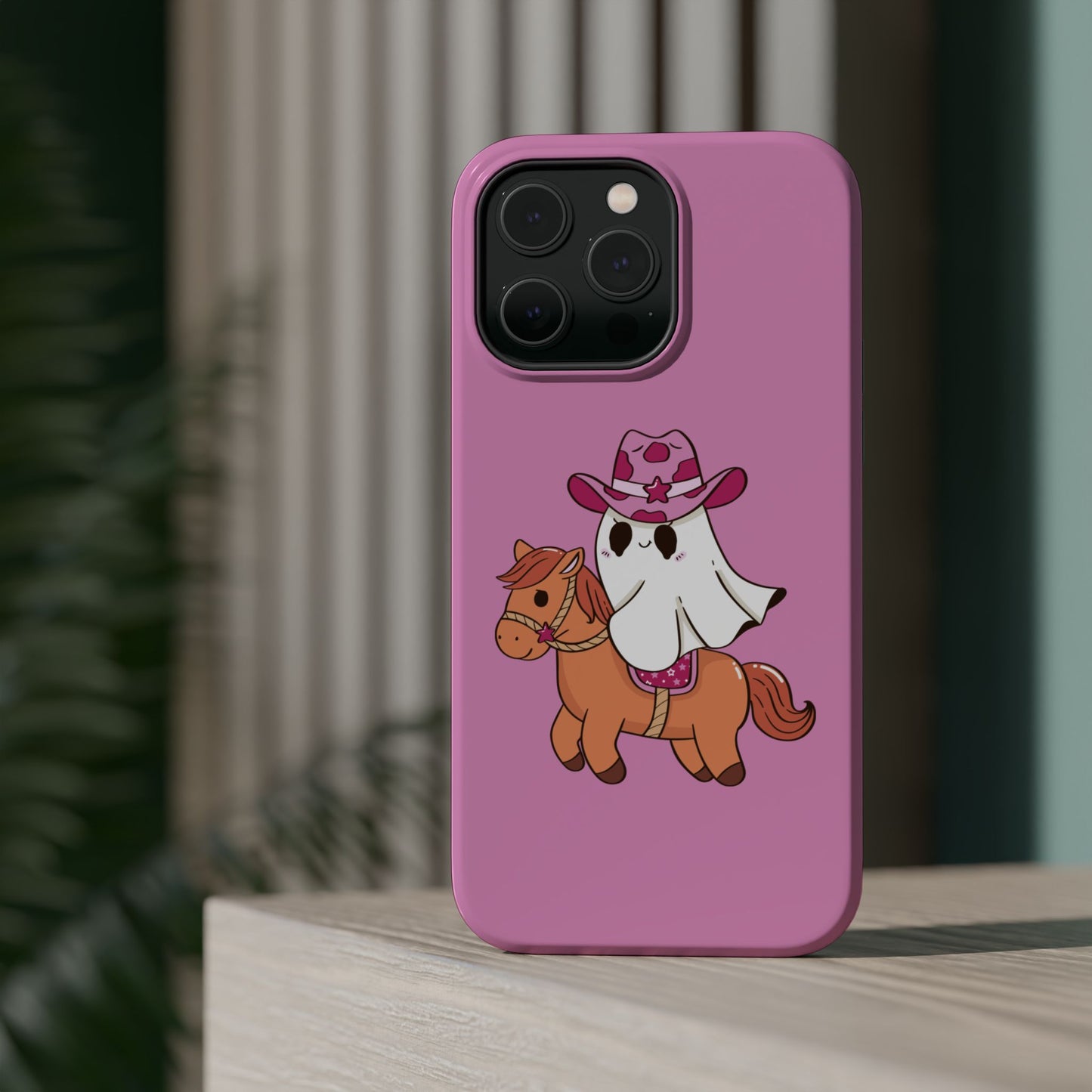 Playful Ghost Cowboy Phone Case