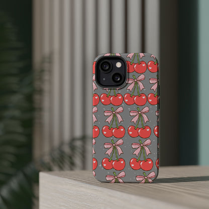 Cherry Bow Magnetic Phone Case