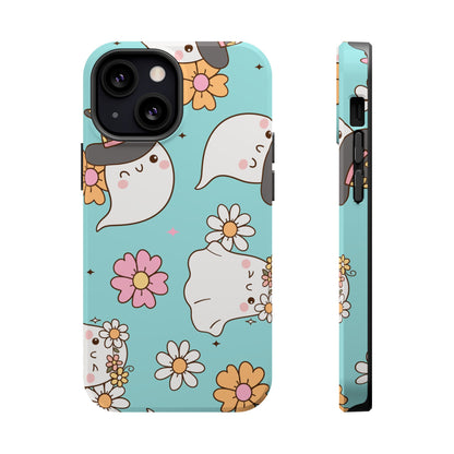 Cute Floral Ghost Magnetic Phone Case