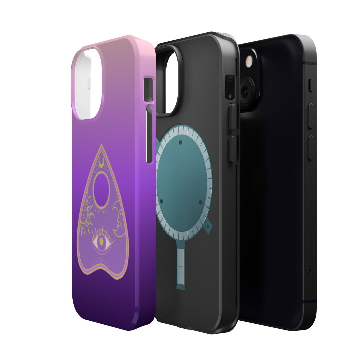 Purple Gradient with Planchette and Celestial Design