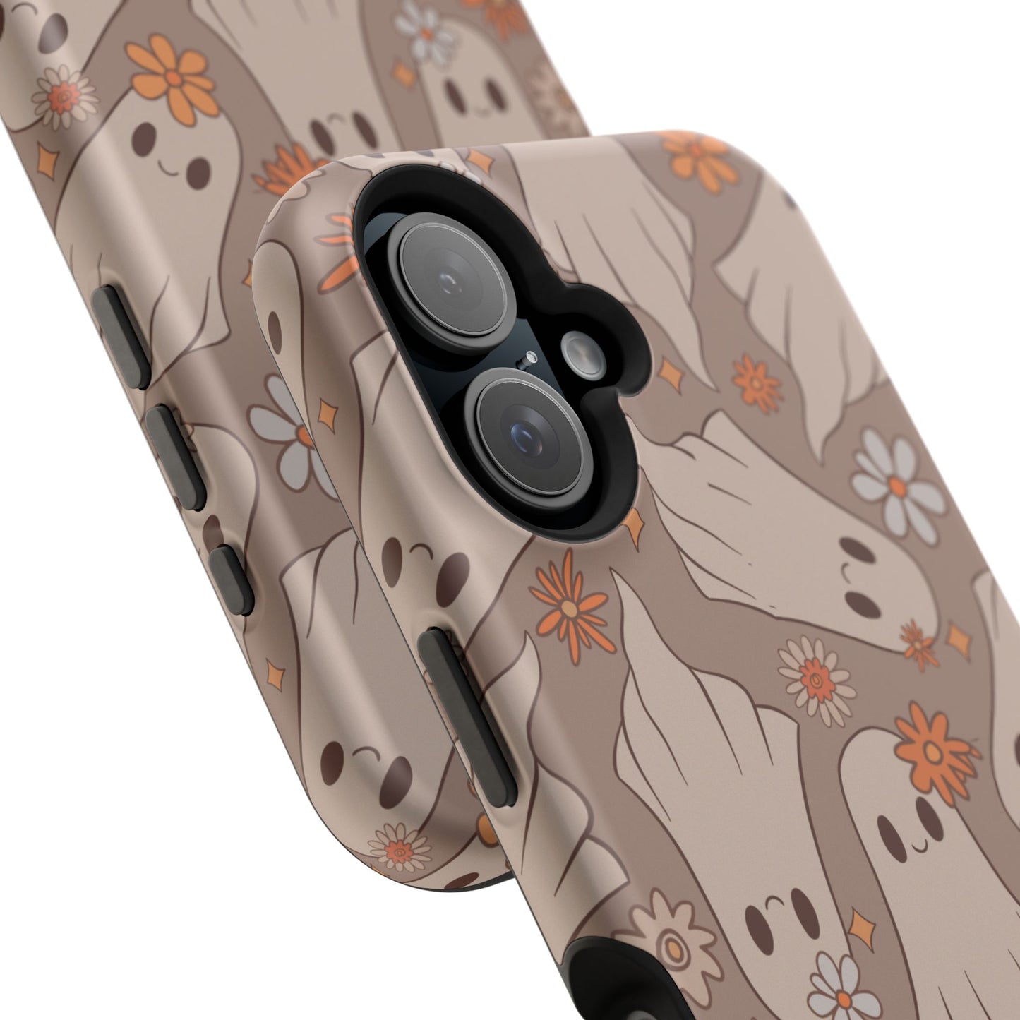 Ghostly Floral Magnetic Phone Cases