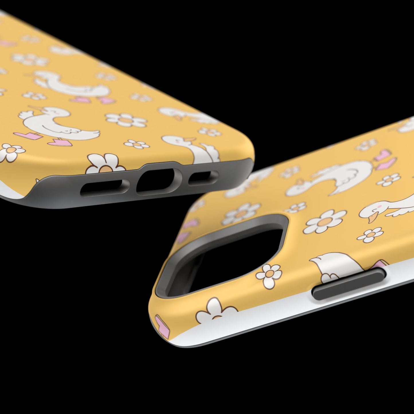 Charming Duck Pattern Magnetic Phone Case