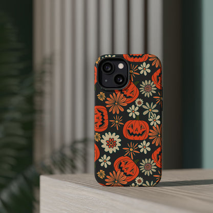 Pumpkin Floral iPhone Case