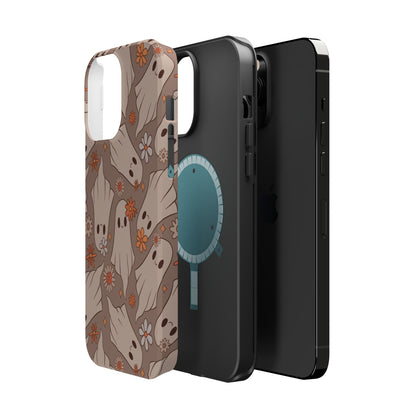 Ghostly Floral Magnetic Phone Cases