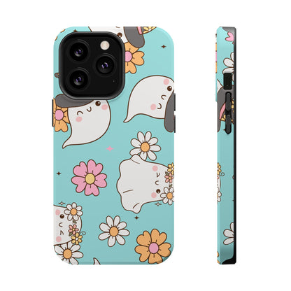 Cute Floral Ghost Magnetic Phone Case