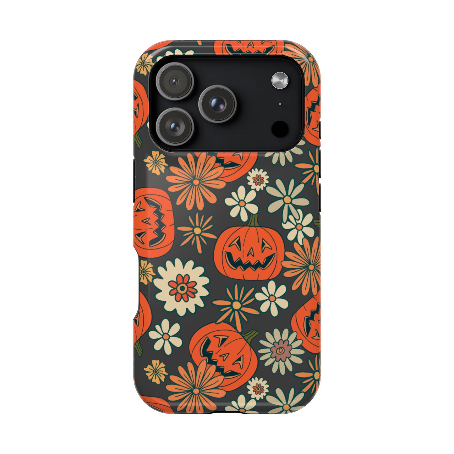 Pumpkin Floral iPhone Case