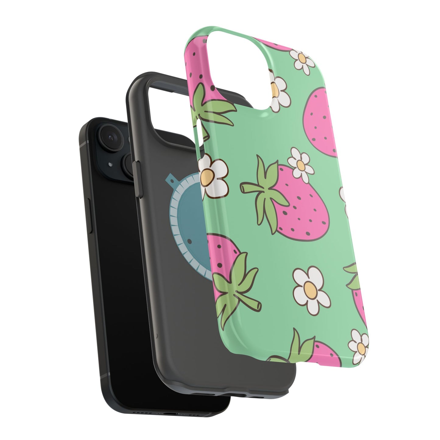 Cute Strawberry Impact-Resistant Phone Case