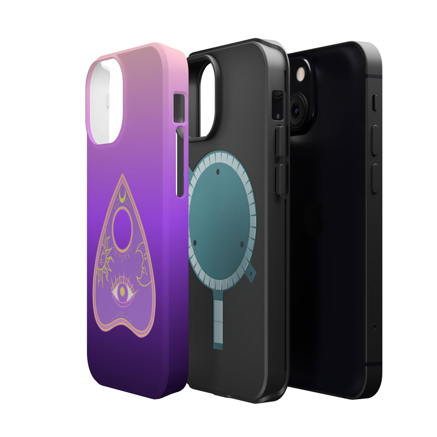 Purple Gradient with Planchette and Celestial Design