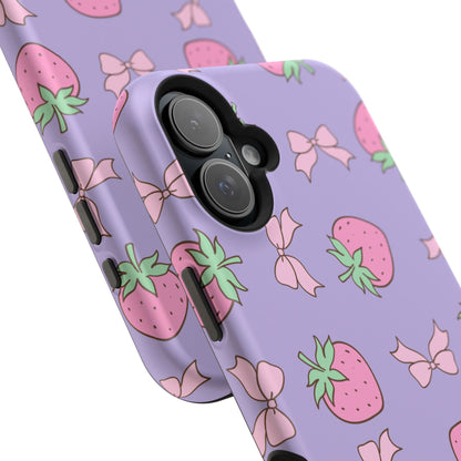Cute Strawberry Pattern Phone Case