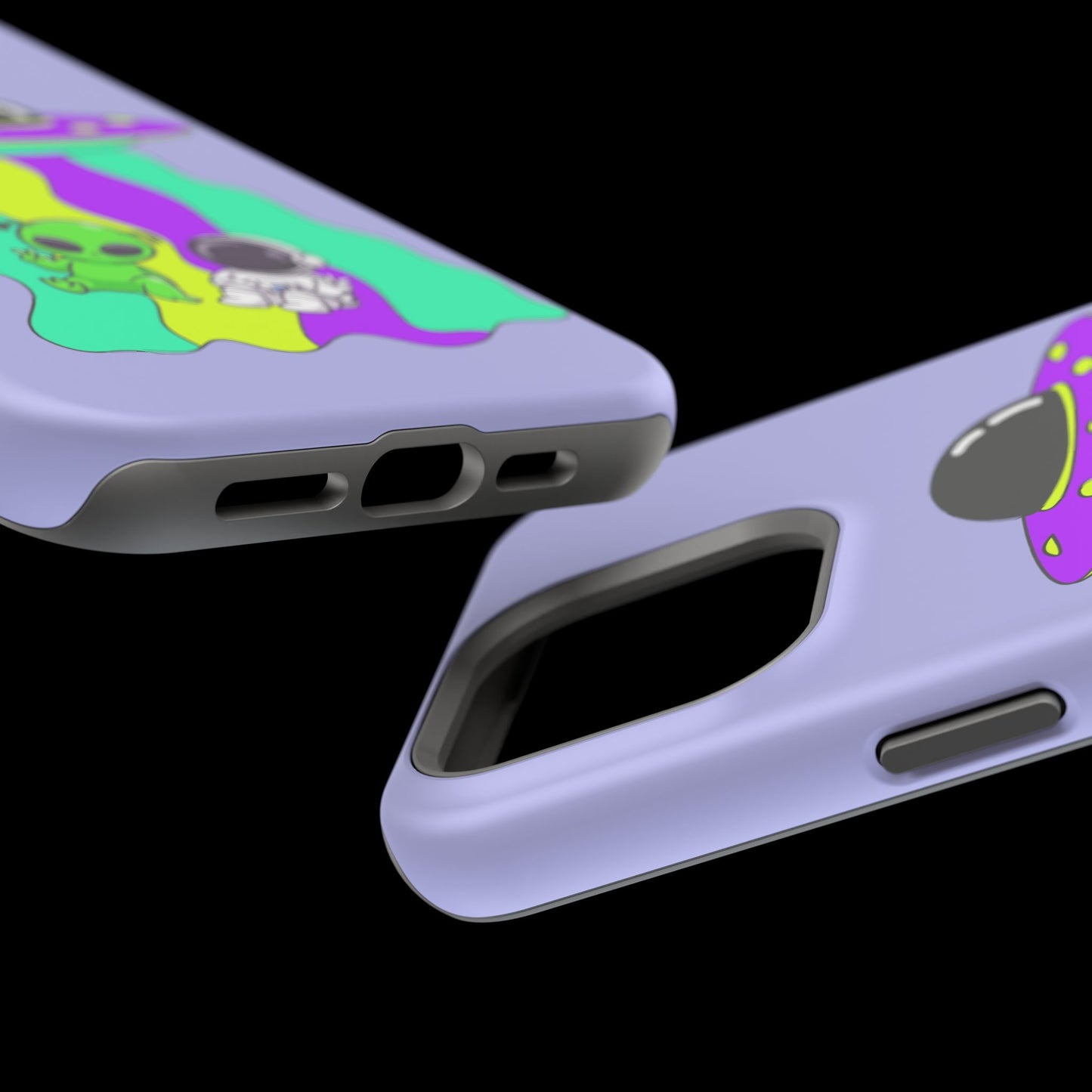 Alien and Astronaut Phone Case