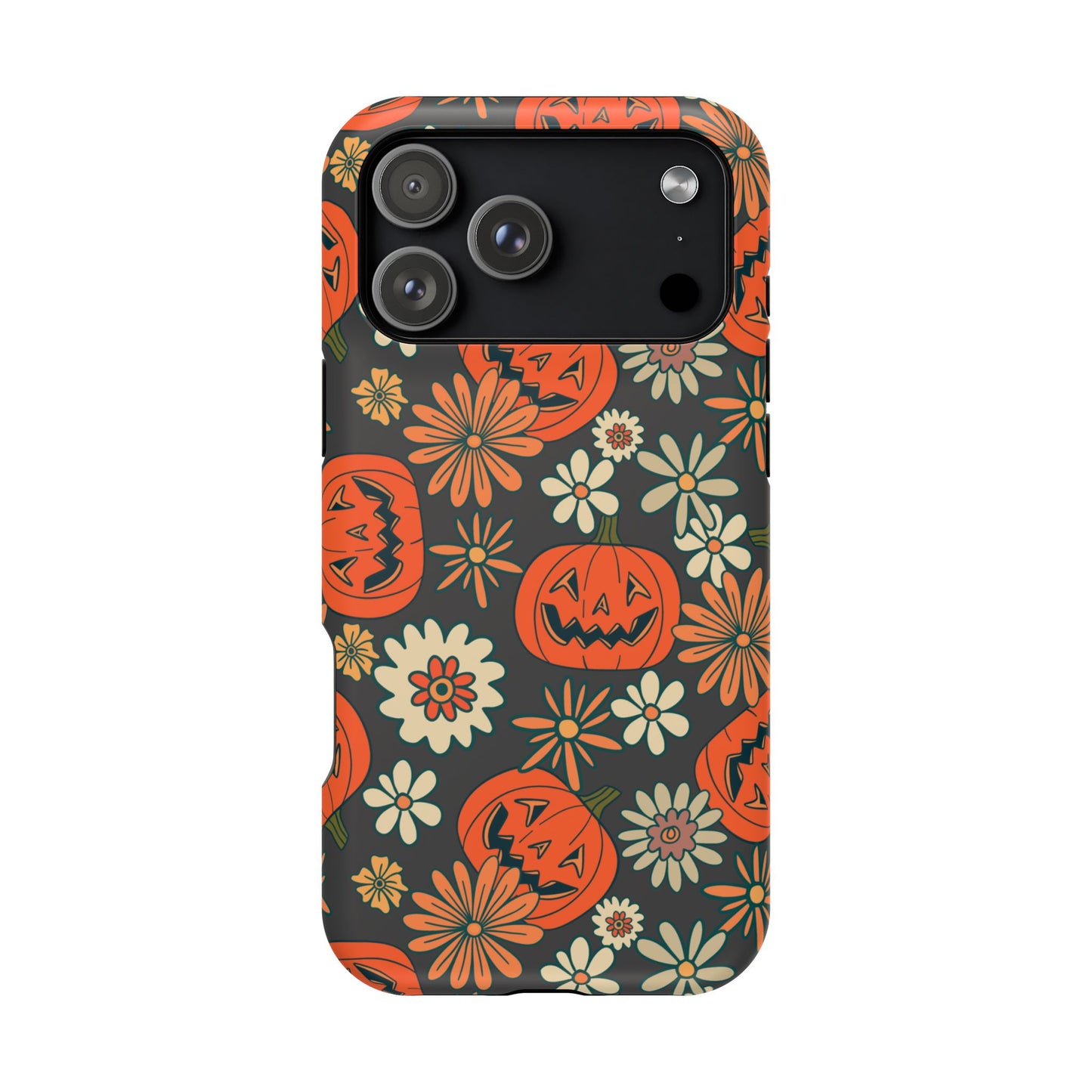 Pumpkin Floral iPhone Case