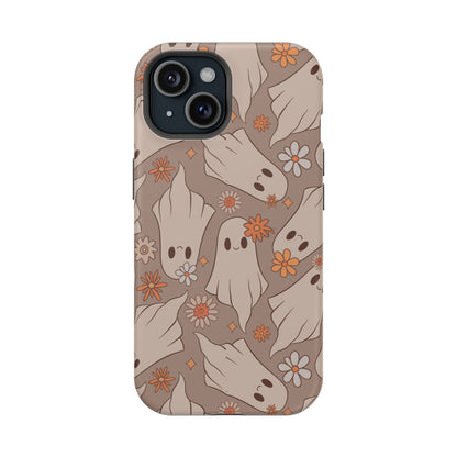 Ghostly Floral Magnetic Phone Cases
