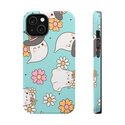 Cute Floral Ghost Magnetic Phone Case