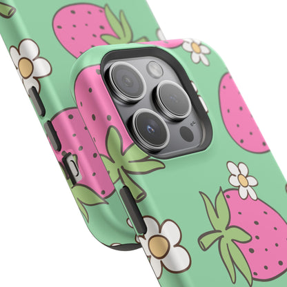 Cute Strawberry Impact-Resistant Phone Case