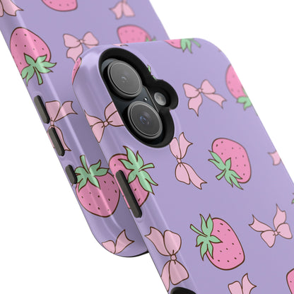 Cute Strawberry Pattern Phone Case