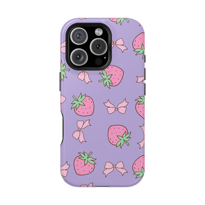 Cute Strawberry Pattern Phone Case