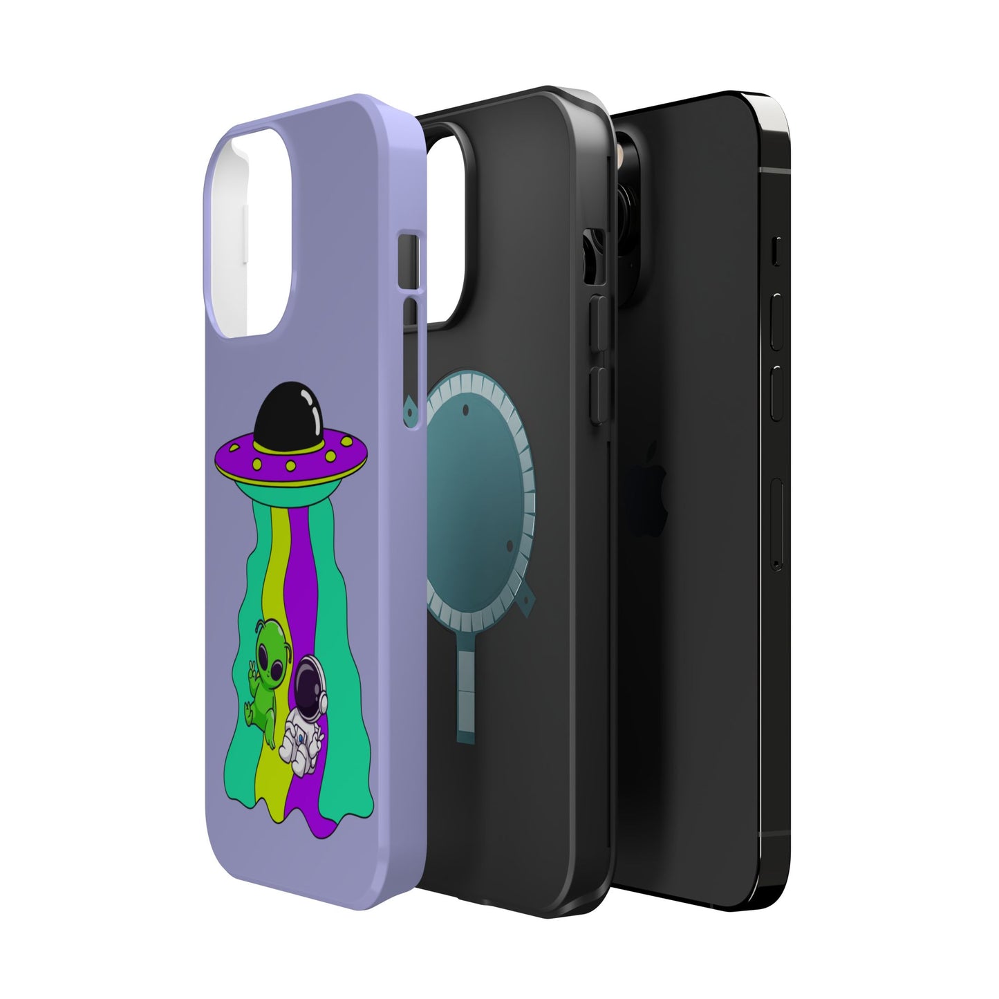 Alien and Astronaut Phone Case