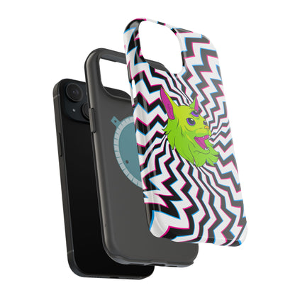Vibrant Alien Cat Magnetic Phone Cases